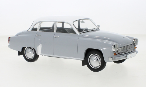 Wartburg 311 1959 Grey/White - 1:18
